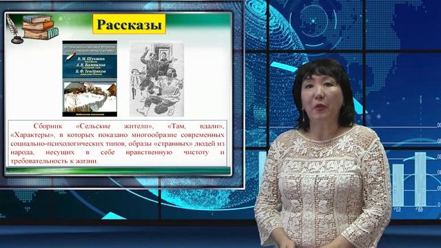 Видеоурок: "В Шукшин Жизнь и творчество Рассказы" Габбасова Г.С смотреть онлайн