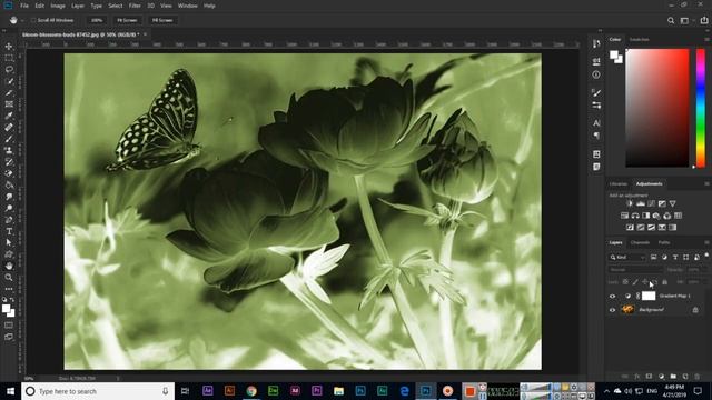 Adjustment Layers - Adobe Photoshop CC 2019 смотреть онлайн