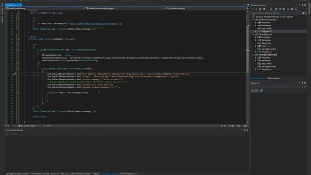 C# Парсинг JSON с сайтов с использованием HttpClientHandler/HttpClient и библиотеки Newtonsoft.Json