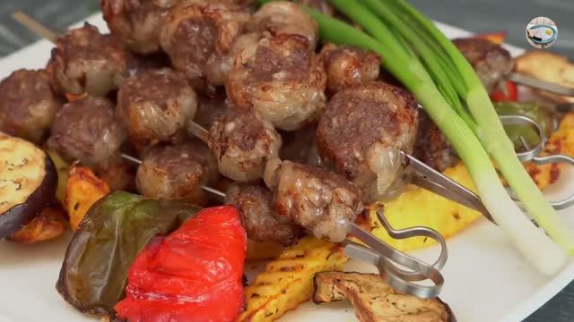 Шашлык дома за 15 минут. Вкусный ужин как на мангале. смотреть онлайн