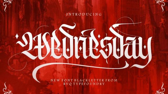 Blackletter Font Bundle смотреть онлайн