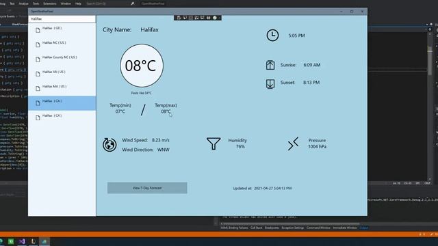 Open Weather App смотреть онлайн