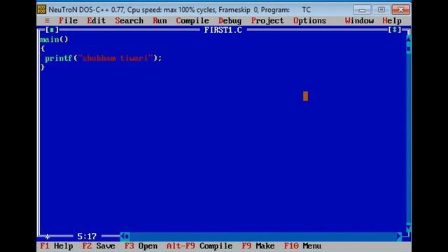 Input Output Instruction In C || Hello world program in c || first program in c. смотреть онлайн