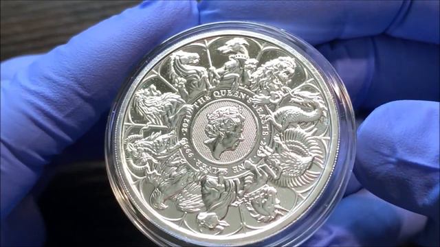 The Queen's Beasts 2021 2oz Silver Bullion смотреть онлайн