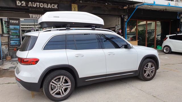กล่องบนหลังคาราคาถูก YAKIMA RoofBox Easytrip 470 ติดตั้ง Benz GLB 200 เบนซ์ กล่องเก็บของบนหลังคารถ смотреть онлайн