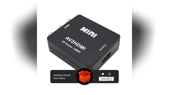 AV to HDMI HD Switch RCA to HDMI Audio and Video Converter Support P Connector смотреть онлайн