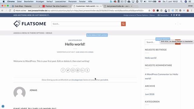 Flatsome Theme Tutorial - Das Beste WordPress Theme? [Deutsch/German] смотреть онлайн