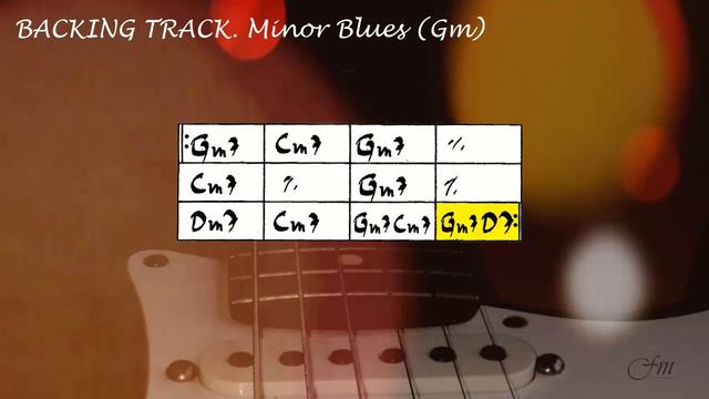 Backing Track - Minor Blues (Gm) смотреть онлайн