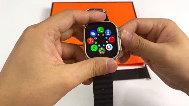 S9 ultra smart watch with 3straps,Unboxing review смотреть онлайн