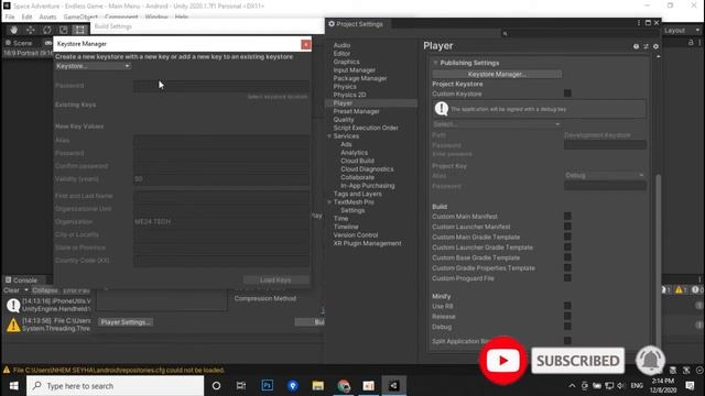 How to create key store at Unity3D Game 2020 смотреть онлайн