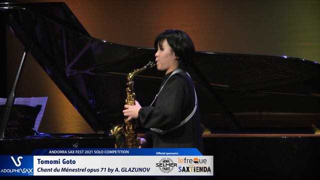 Tomomi Goto plays Chant du Ménestrel opus 71 by Alexander GLAZUNOV смотреть онлайн