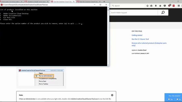Adobe Creative Cloud installation error fixed (Error code 50) смотреть онлайн