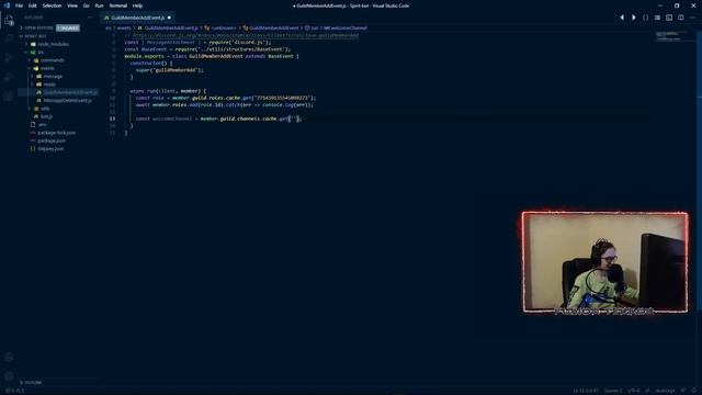 How To Make A Welcome Message | | Discord.JS v12 2021 смотреть онлайн