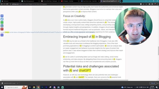 How to Make A Chrome Extension with ChatGPT смотреть онлайн