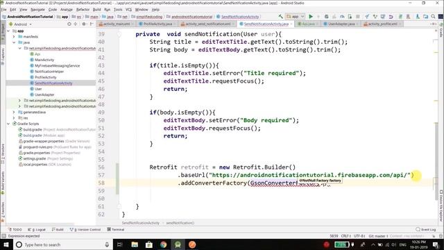 #18 Android Notification Tutorial - Sending Notification from Android Device смотреть онлайн