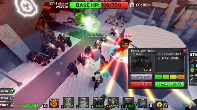INSANE RRH CAN DO OVER 77K DAMAGE IN ROBLOX SCP TOWER DEFENSE! смотреть онлайн