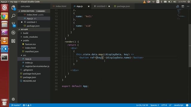 React Js - how to modify DOM with refs смотреть онлайн