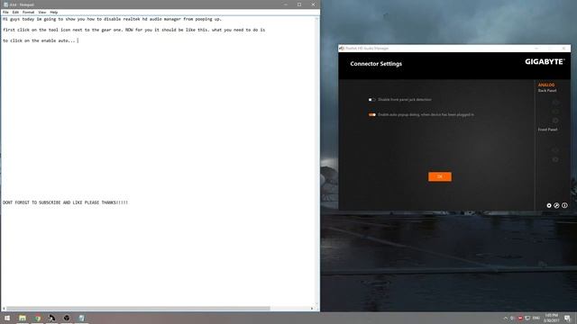Realtek audio manager keeps popping up windows 10 [FIX] смотреть онлайн