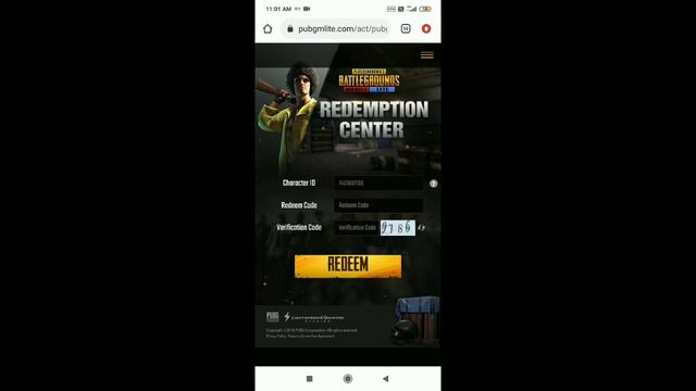 Pubg Mobile Lite Redeem Code Today REDEEMCODE @GODPraveen