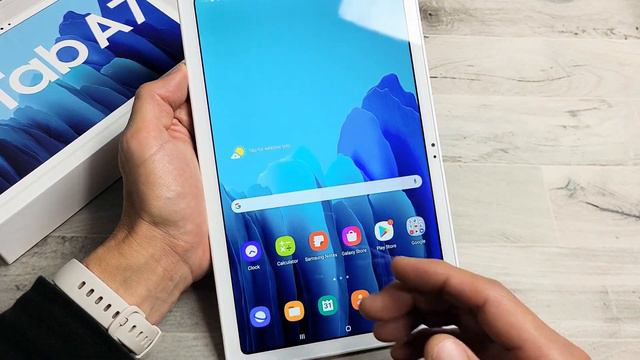 Galaxy Tab A7 (2020): How to Take Screenshot & Scroll Capture Screenshot смотреть онлайн