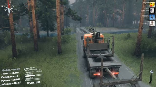 SpinTires - карта "Заброшенные шахты" пройдено смотреть онлайн