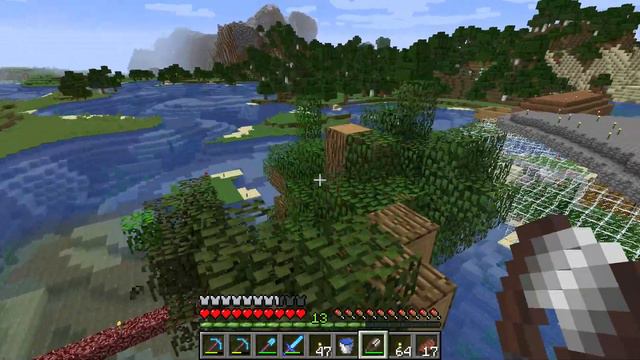 How To Get Leaves / Leaf Blocks - Minecraft