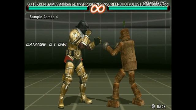 Tekken 6 PPSSPP | Armor King Sample combo | WProClick | смотреть онлайн