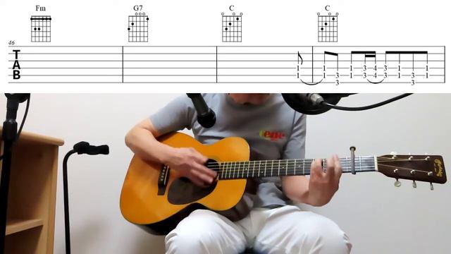 TAB She Loves You Beatles Cover Martin O18 1943 смотреть онлайн
