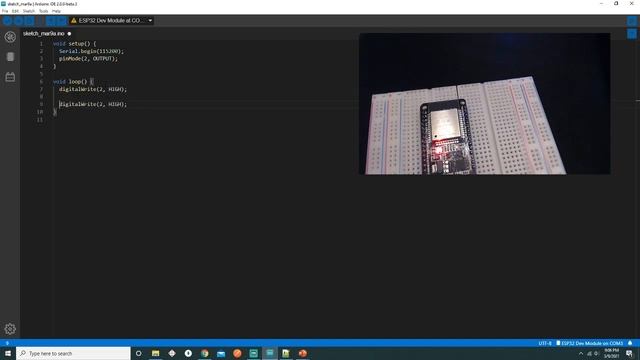 Arduino 2 0 Beta with ESP32 смотреть онлайн