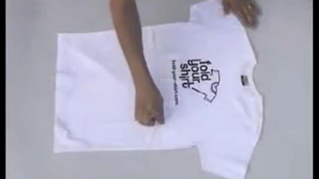 как сложить футболку за 2 сек