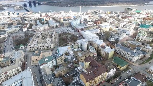 Лавра и Замковая гора c высоты смотреть онлайн