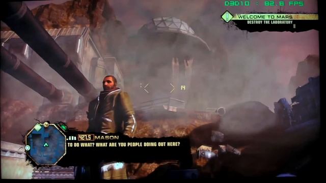 RED FACTION GUERRILLA DX10 1920X1080 8XAA SLI 2X GTX 570 @850MHz CORE i7-860 @4.0GHz смотреть онлайн