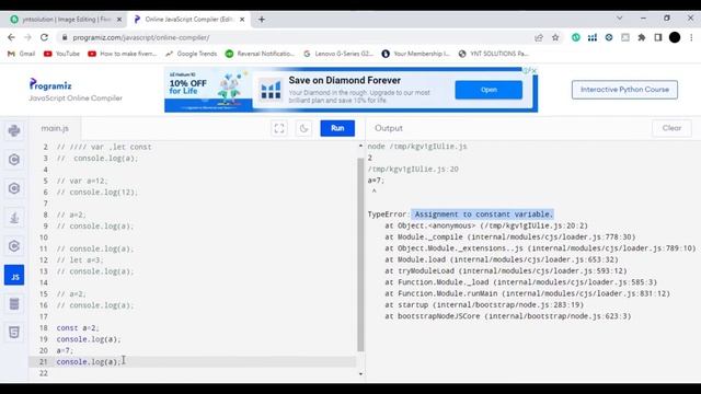 let, var & const detail in JavaScript | JavaScript Tutorial For Beginners To Advance Hindi / Urdu # смотреть онлайн