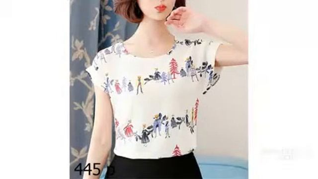 Одежда от бренда AliExpress - Офисная летняя блузка из шифона смотреть онлайн