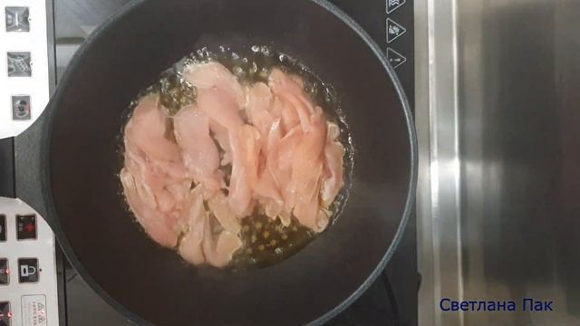 Жареные сушеные кабачки с куриной грудкой и овощами по- корейски!Вкусный рецепт из сушеных кабачков смотреть онлайн