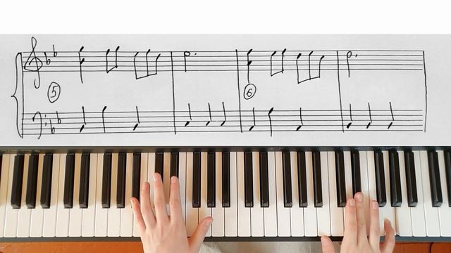 Adagio Albinoni разбор на пианино для начинающих! смотреть онлайн