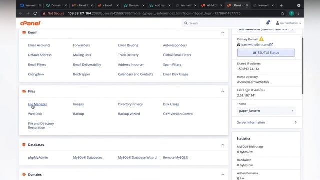 How to Host a Website | HTML Website | Cpanel - Malayalam смотреть онлайн