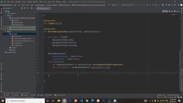 Bottom Navigation With Jetpack Compose in Android Studio | Kotlin | Jetpack Compose смотреть онлайн