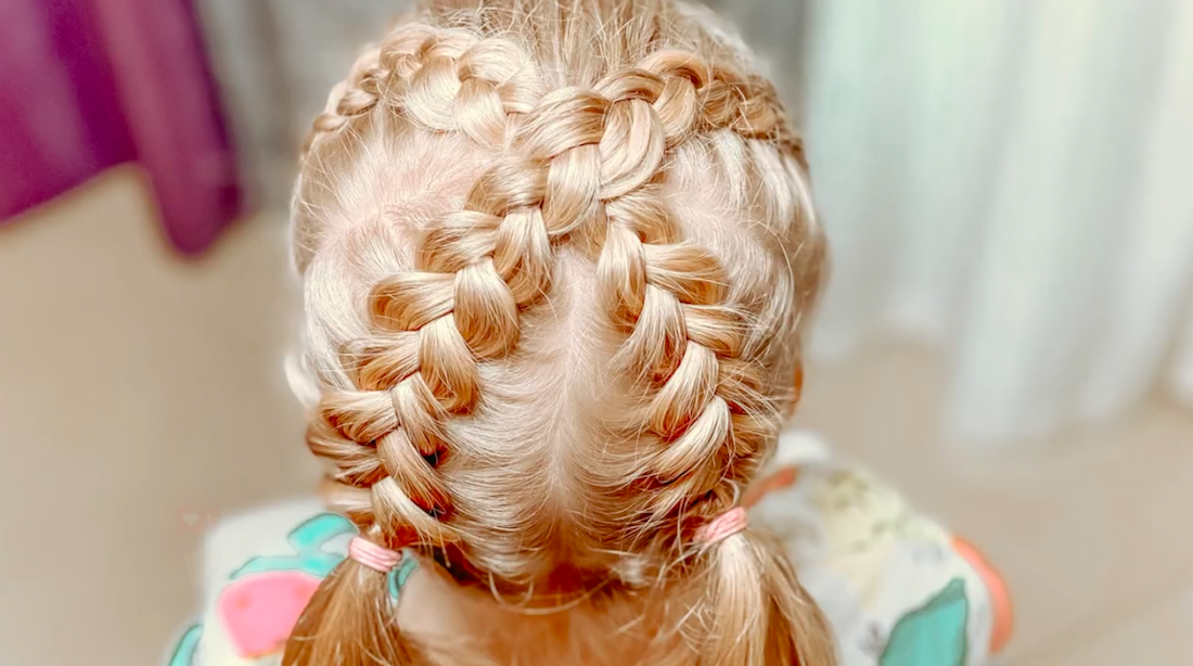 Прическа на длинные волосы. Две французские перекрёстные косы смотреть онлайн