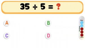Math Quiz for Kids | Division Quiz for Kids | Mental Math | Quiz for Kids #mathsquiz #quizgame