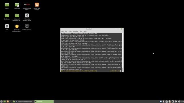 Dosbuntu 2.0 Linux Mint Xfce Edition First Steps смотреть онлайн