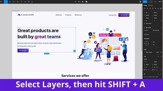 Make Your Web Design Responsive in 7 Minutes| Figma Tutorial смотреть онлайн
