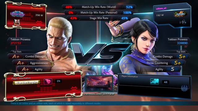 TEKKEN™7 Geese vs zafina amazing set смотреть онлайн