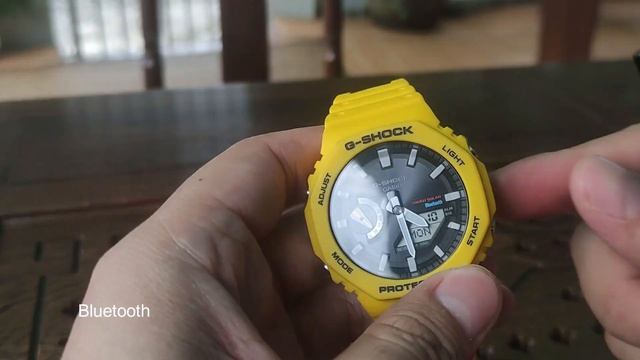 A Watch Review  Casio G-Shock GA-B2100C-9A  Tough Solar Bluetooth Yellow Casioak