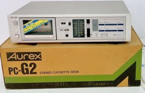 Кассетная дека Toshiba PC-G2, редкий винтаж-ЯПОНИЯ-1982-год