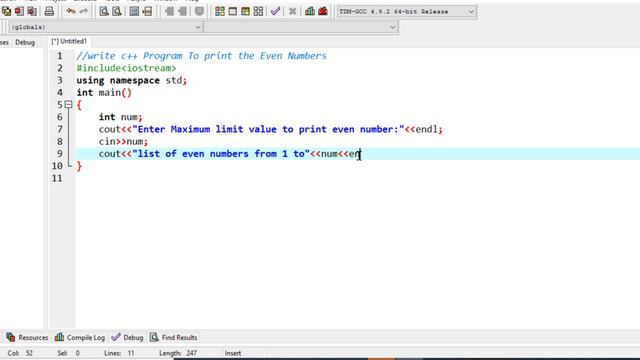 C++ Program To Print Even Numbers Using For Loop | Hamza Learning смотреть онлайн