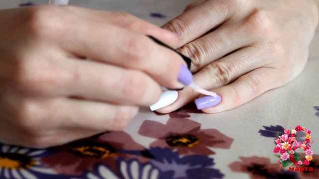 Весенний маникюр 🌼 Дизайн ногтей на 8 марта смотреть онлайн
