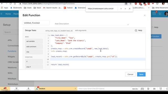zoho.crm.createRecord and zoho.crm.bulkCreate with API v2 смотреть онлайн