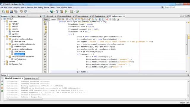 Java Web Servlets + JDBC + Stored Procedures смотреть онлайн