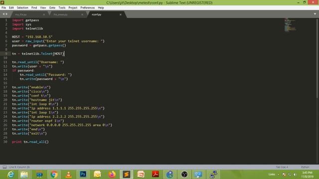 Python Script to Configure Router in GNS3 | Python Network Automation смотреть онлайн